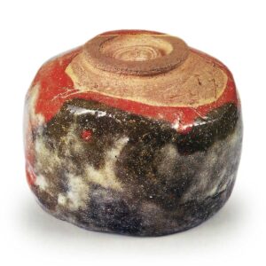 Red Tea Bowl by Kōnyū