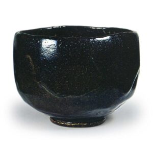 Black Tea Bowl, Signed “Kinoshita Dōnyū”