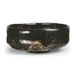 Black Flat Tea Bowl, Inscribed “Enji,” by Dōnyū