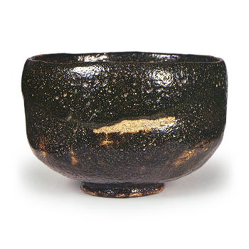 Black Tea Bowl, Inscription: “Zan-setsu,” by Dōnyū