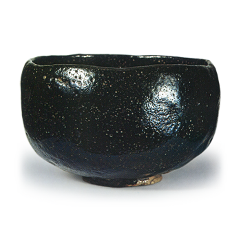 Black Tea Bowl, Inscribed “Kakuyama” by Dōnyū
