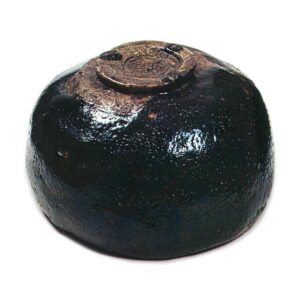 Black Tea Bowl, Inscribed “Kakuyama” by Dōnyū