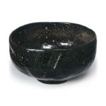 Black Tea Bowl, Inscribed “Wakamidori,” by Dōnyū