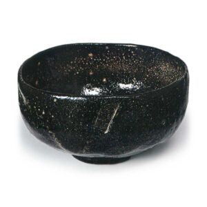 Black Tea Bowl, Inscribed “Wakamidori,” by Dōnyū