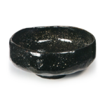 Black Flat Tea Bowl, Inscription: Shōko, Dōny