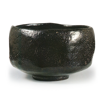 Black Tea Bowl, Inscribed “Old Pine,” by Dōnyū