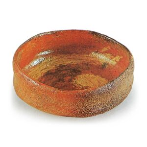 Akabira Tea Bowl, Inscribed “Hama,” by Dōnyū