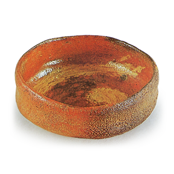 Akabira Tea Bowl, Inscribed “Hama,” by Dōnyū