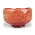 Red Tea Bowl by Dōnyū
