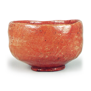 Red Tea Bowl by Dōnyū