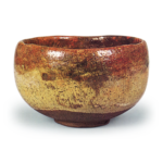 Red Tea Bowl, Inscribed “Hotei,” by Dōraku