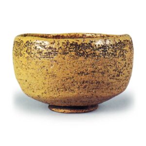 Red Tea Bowl, Inscription: “Shiba no Iori, Dōraku”