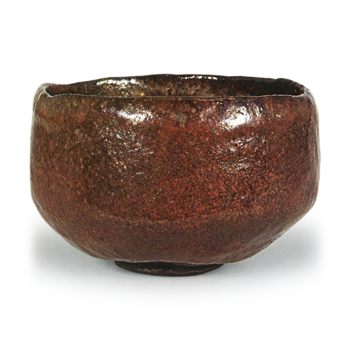 Black Tea Bowl, Inscribed “Shō”, One-Handled