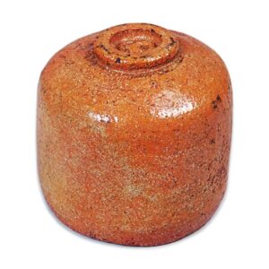 Red Cylindrical Tea Bowl, Single Piece