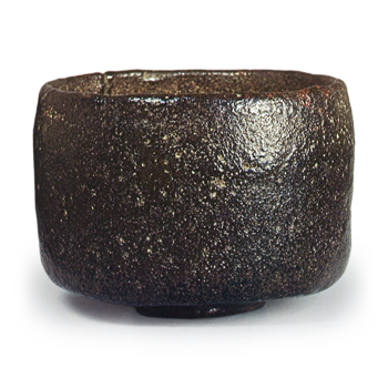 Black Tea Bowl, Inscription: “Fue,” by Sōnyū