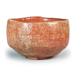 Sanyu: tea bowl, known as "kaiko", Red Raku