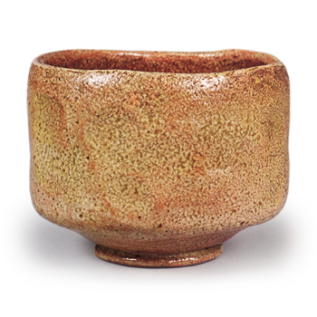 Sanyu: tea bowl, known as "Tatsuta", Red Raku