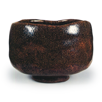 Tokunyu: tea bowl, Black Raku