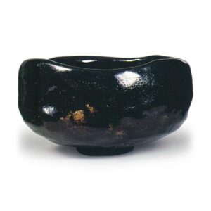 Ryōnyü: tea bowl, Black Raku