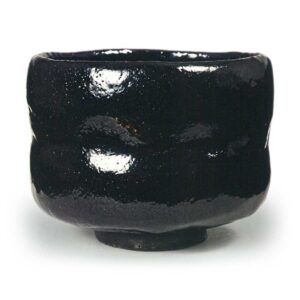 Keinyü: tea bowl, Black Raku