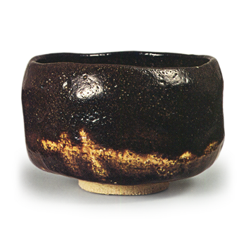 Black Tea Bowl, Signed “Kōnyū” and “Seinyū”