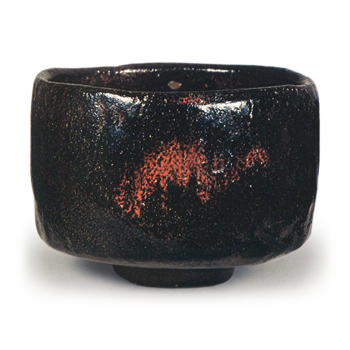 Tea bowl, Black Raku