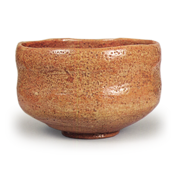 Tea bowl, Red Raku