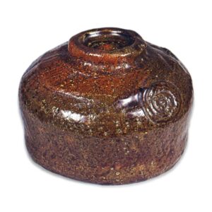 Ōhi I: tea bowl, known as "Mimei", amber glaze