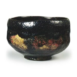 Ōhi V: tea bowl, Black Raku