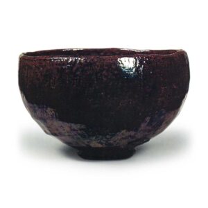 Ōhi VIII: tea bowl, known as "Kuronushi'', amber glaze