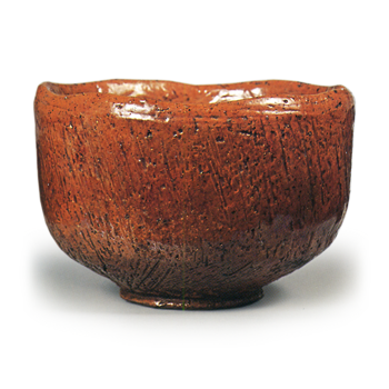 Ōhi II: tea bowl, amber glaze