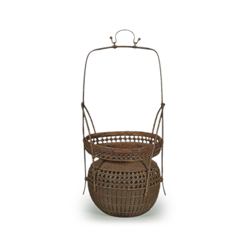 Chinese-style Handled Basket