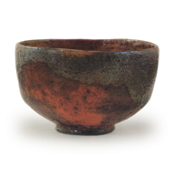 道入赤乐茶碗 是色