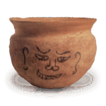 土師器 墨書人面土器