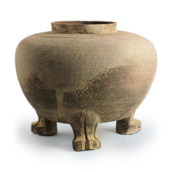 須恵器 三足壺