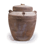 須恵器 四耳壺