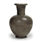 灰釉长颈瓶