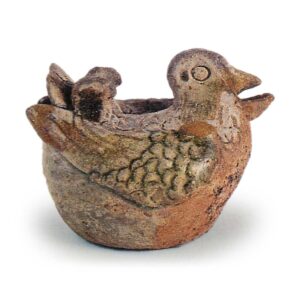 瀬戸铁釉鸟形水滴