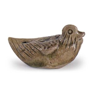 瀬戸灰釉鸟形水滴