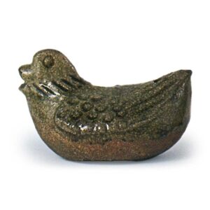 瀬戸灰釉鸟形水滴