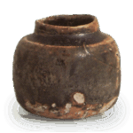 瀬戸铁釉小花瓶