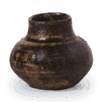 瀬戸铁釉小花瓶