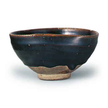 瀬戸铁釉天目茶碗