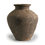 常滑巴花纹花瓶