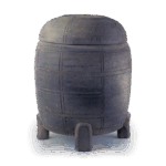 渥美袈裟襷文四足壺