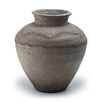珠洲櫛目波状文壺