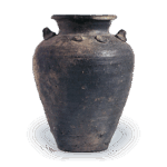 珠洲櫛目文四耳壺