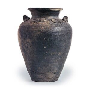 珠洲櫛目文四耳壺