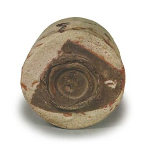 志野 桥上人物画