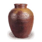 備前櫛目波状文壺